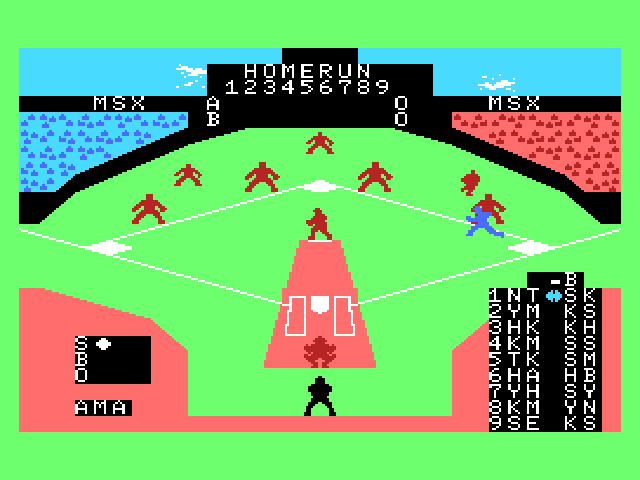 MSX Baseball Screenthot 2